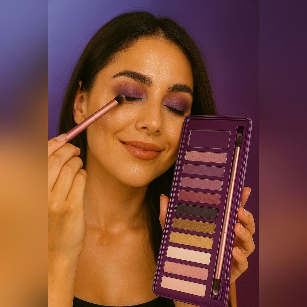 Beauty Creations Eyeshadow Palette Purple box women makeup
